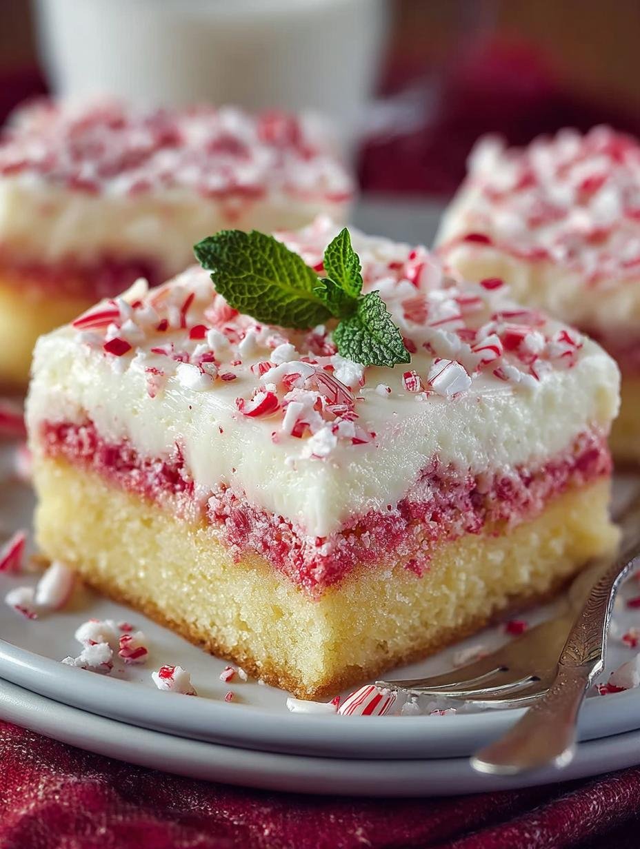 Candy Cane Sheet Cake: The Ultimate Holiday Dessert - Candy Cane Sheet Cake - additional detail
