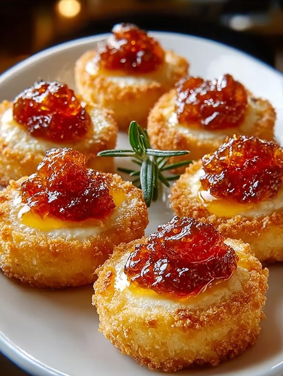 Irresistibly Cheesy Thumbprint Appetizers with Hot Pepper Jelly - Cheesy Thumbprint Appetizers with - additional detail