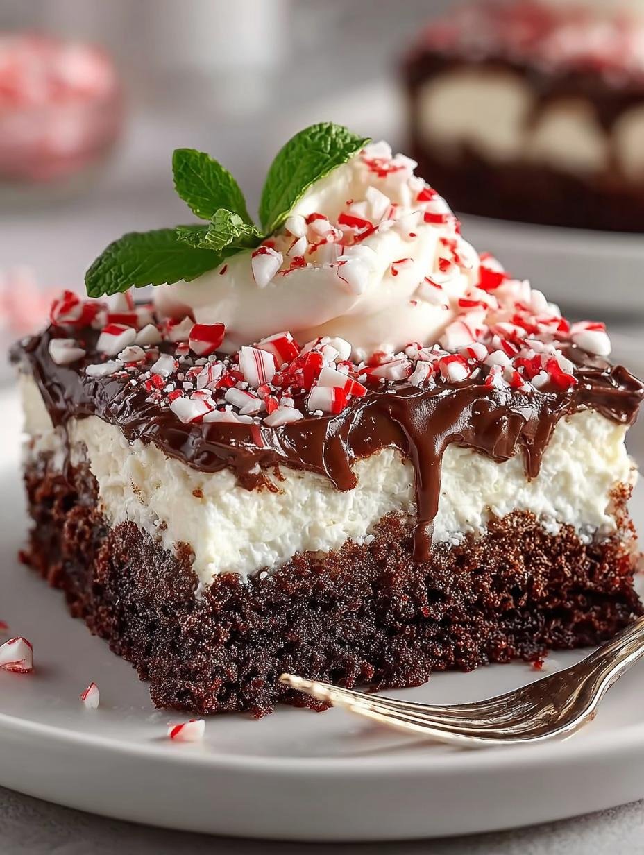 Indulge in 5 Amazing Chocolate Peppermint Poke Cake Recipes 2 Indulge in 5 Amazing Chocolate Peppermint Poke Cake Recipes - Chocolate Peppermint Poke Cake - main visual representation