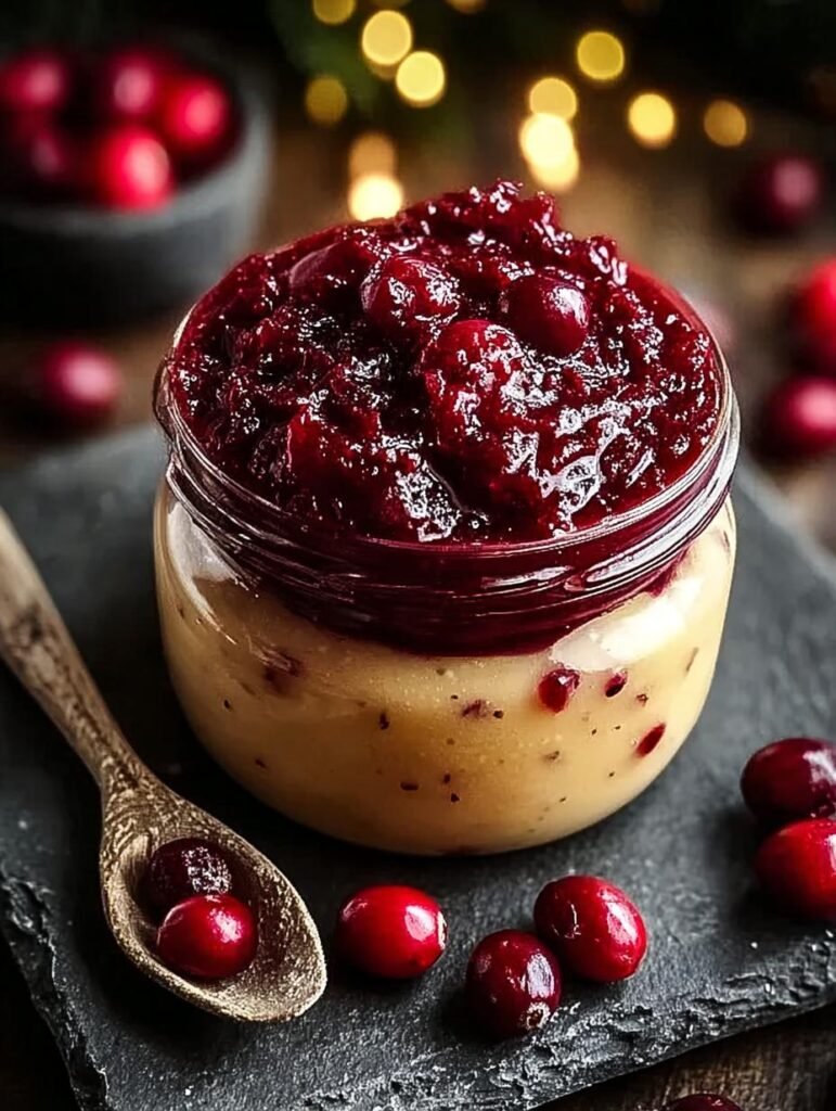 Christmas Cranberry Honey Butter