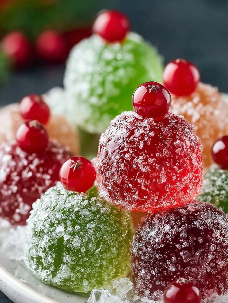 Christmas Jello Balls