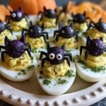 Creepy Deviled Eggs Halloween