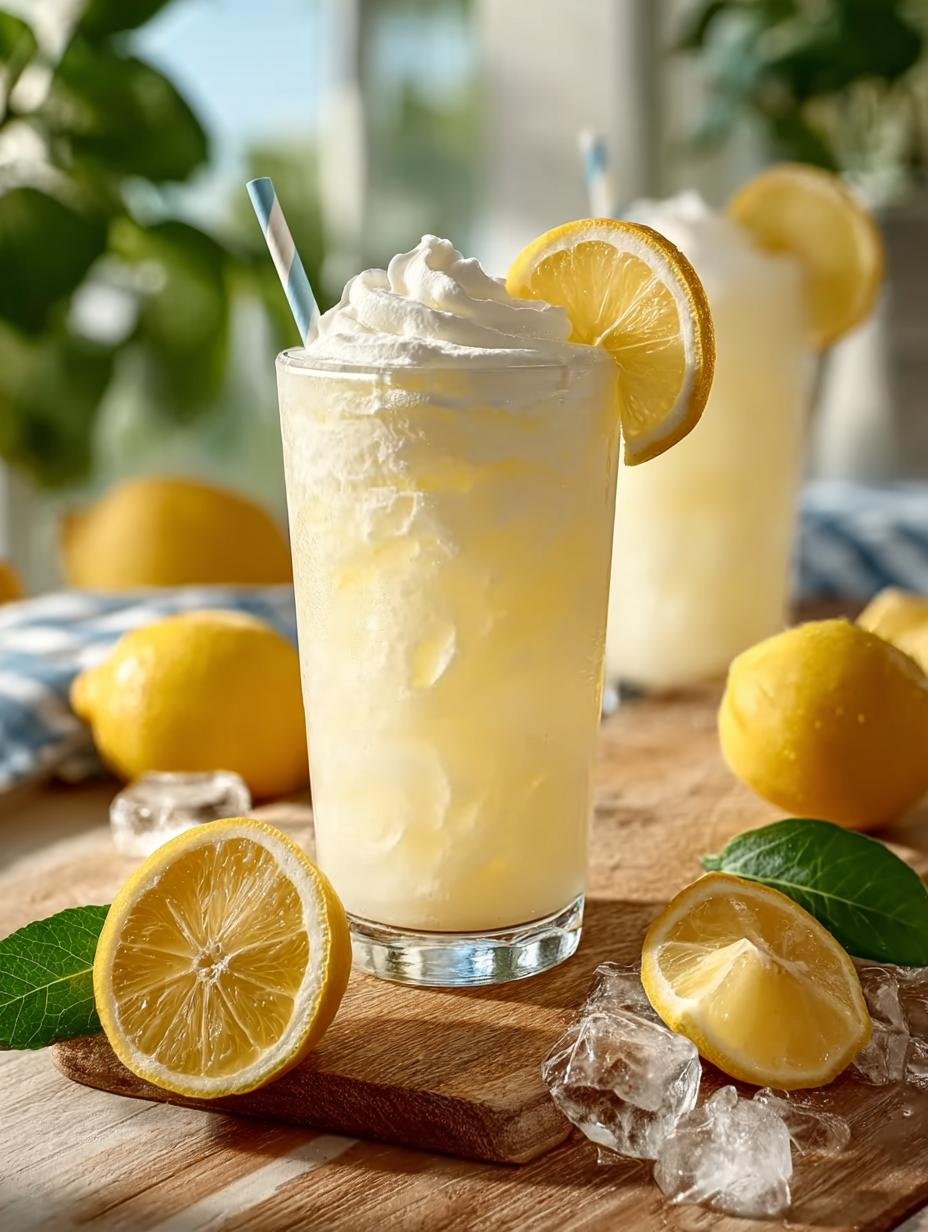 Frosted Lemonade Bliss: 5-Minute Creamy Refreshment - Frosted Lemonade - main visual representation