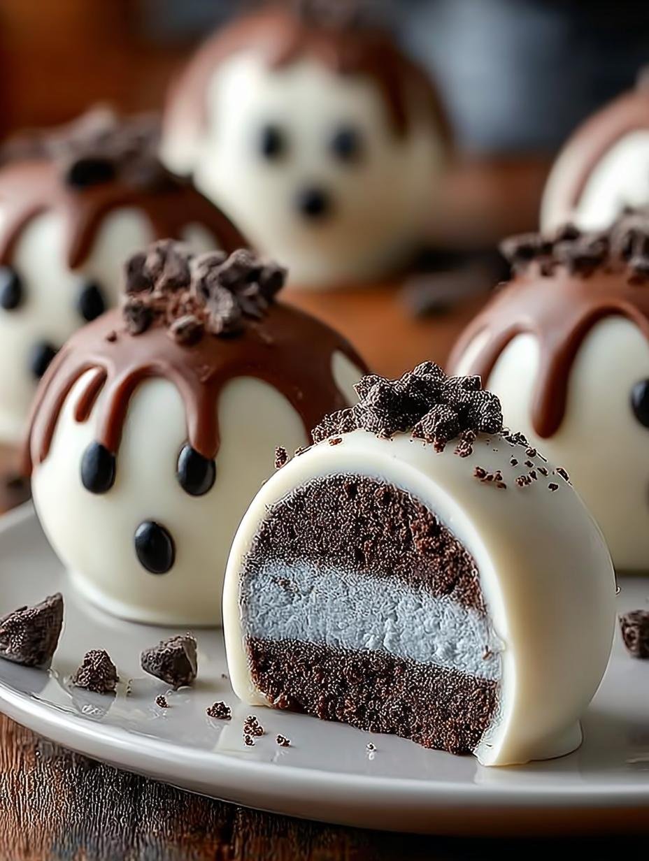 Ghost Oreo Ball Truffles: 12 Spooky-Sweet Treats 2 Ghost Oreo Ball Truffles: 12 Spooky-Sweet Treats - Ghost Oreo Ball Truffles - main visual representation