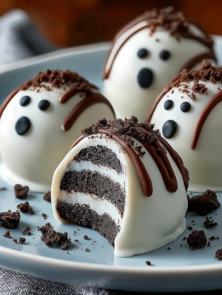 Ghost Oreo Ball Truffles: 12 Spooky-Sweet Treats 1 Ghost Oreo Ball Truffles