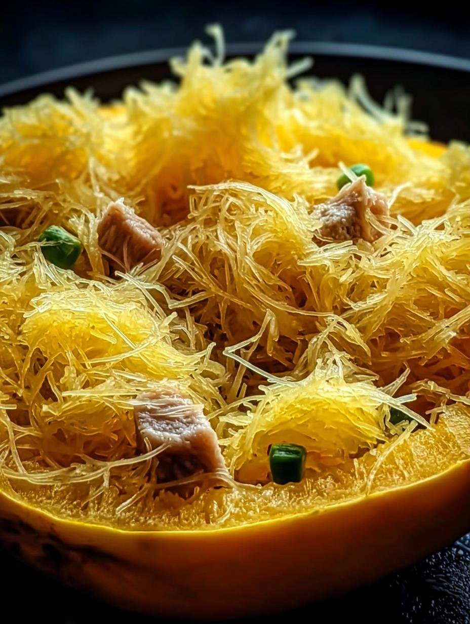 Low Carb Spaghetti Squash Chow Mein - Low Carb Spaghetti Squash - additional detail
