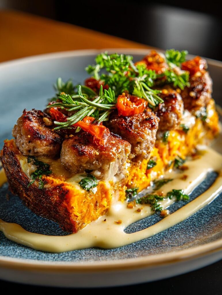 Maple Sausage Sweet Potato