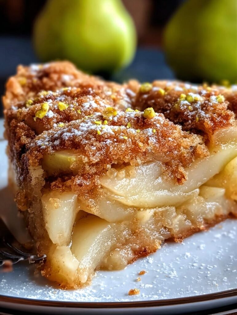 Pear Dump Cake