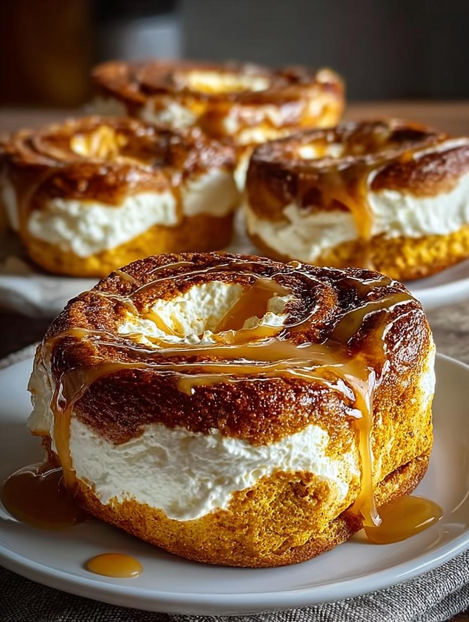 Pumpkin Cream Cheese Swirl