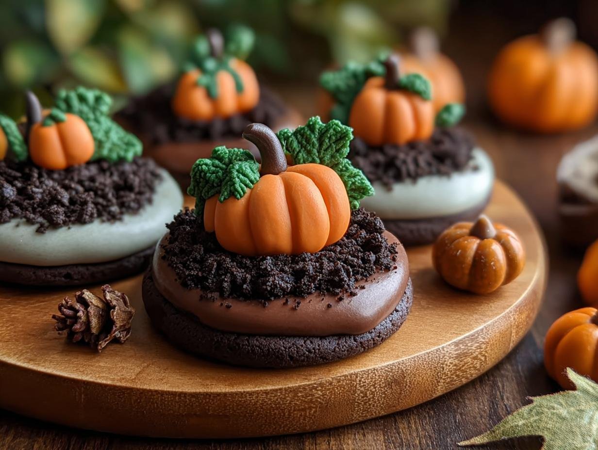 Pumpkin Patch Cookies: Easy Halloween Fun - Pumpkin Patch Cookies - additional detail