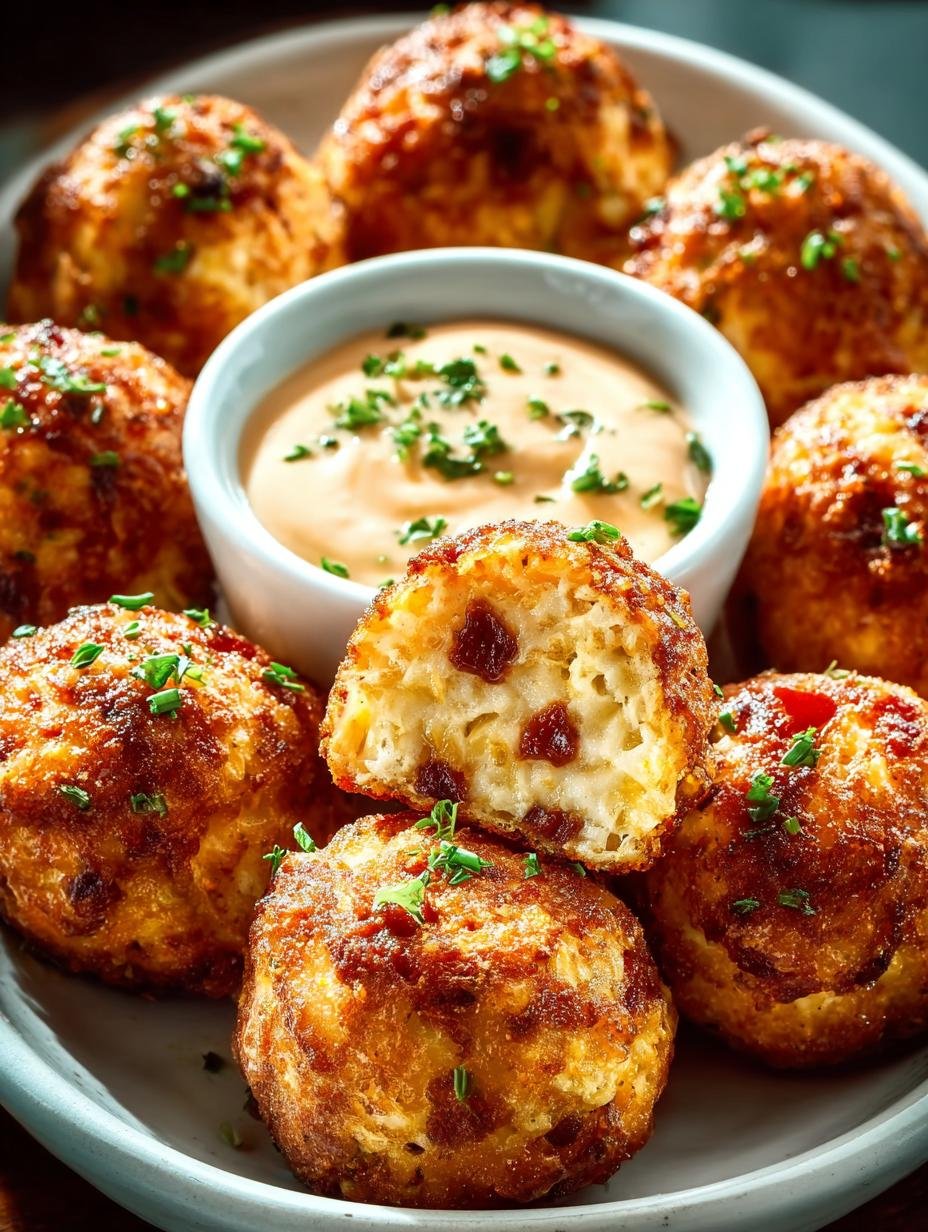 Irresistible Reuben Balls with Spicy Dipping Sauce - Reuben Balls - main visual representation