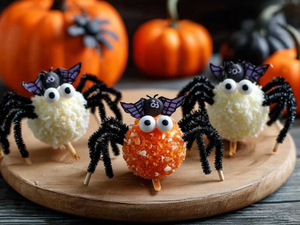 Spider Lollipops