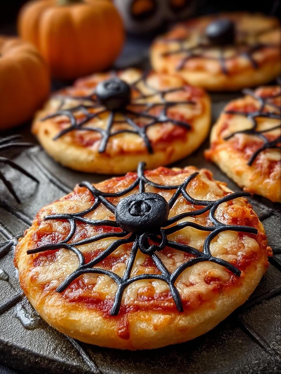 Spiderweb Pizza Bites