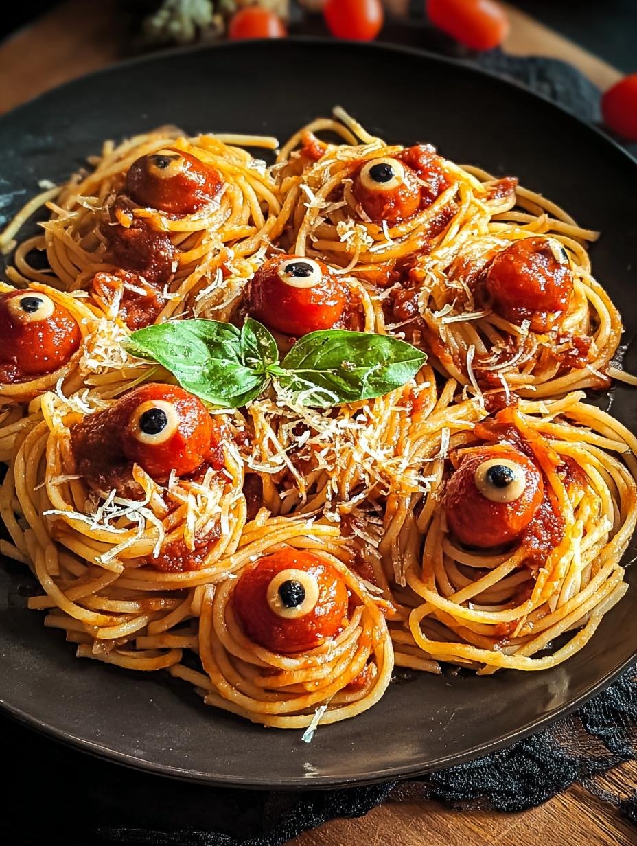 Spooky Halloween Spaghetti: Ghoulishly Delicious & Easy 2 Spooky Halloween Spaghetti: Ghoulishly Delicious & Easy - Spooky Halloween Spaghetti Ghoulish - main visual representation