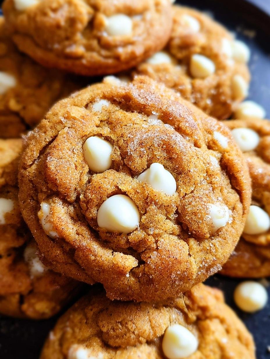 White Chocolate Pumpkin Snickerdoodles - dough balls rolled in cinnamon sugar before baking