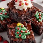 Christmas Tree Brownies