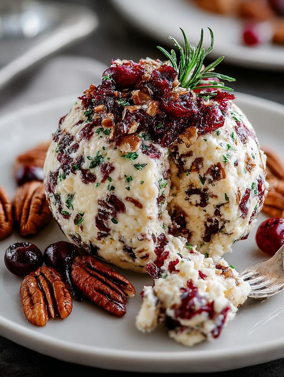 Cranberry Pecan Cheese Ball