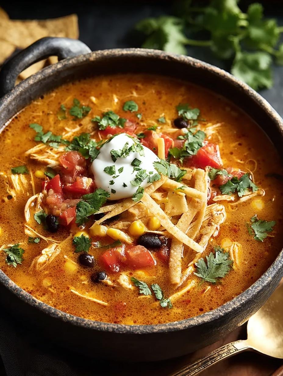 Creamy Chicken Tortilla Soup: 5 Reasons You'll Love It - Creamy Chicken Tortilla Soup - additional detail