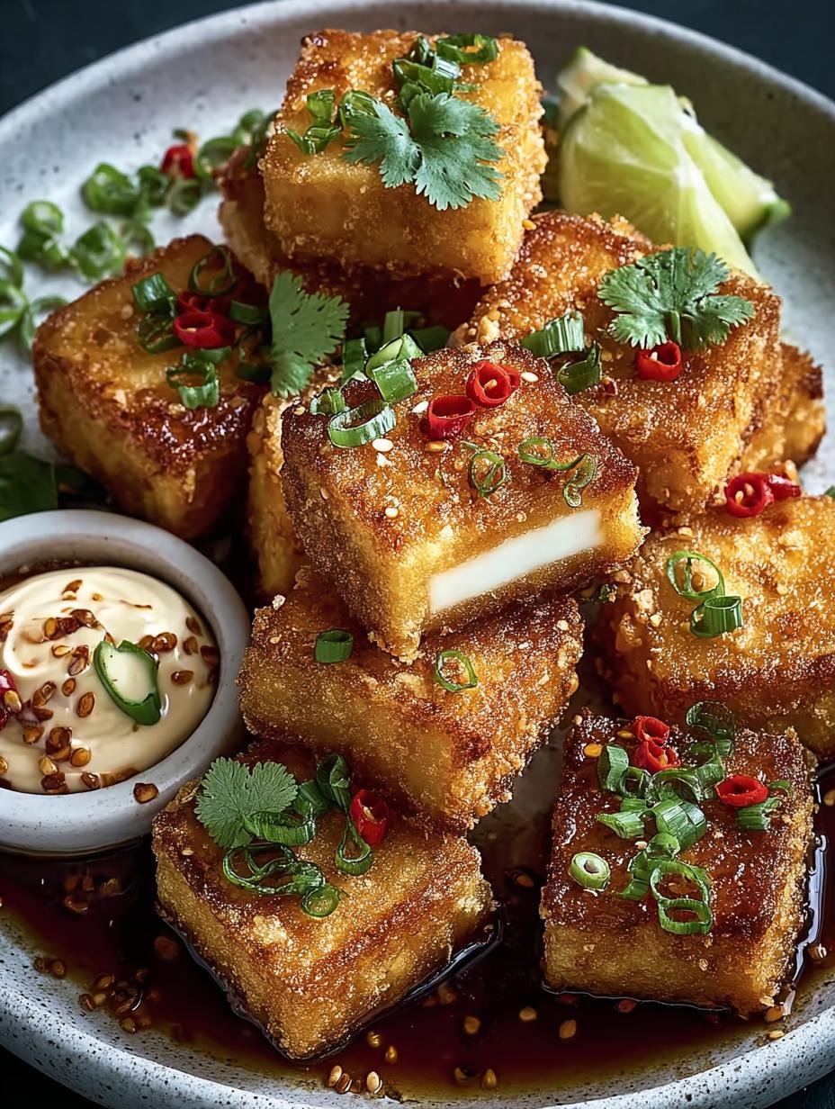 Crispy Fried Silken Tofu