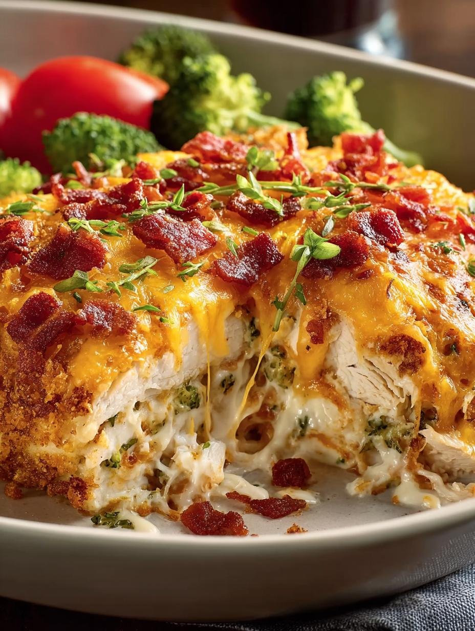 Keto Chicken Bacon Ranch Casserole: 6 Comforting Servings 2 Keto Chicken Bacon Ranch Casserole: 6 Comforting Servings - Keto Chicken Bacon Ranch - main visual representation