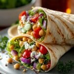Mediterranean Chickpea Salad Wraps