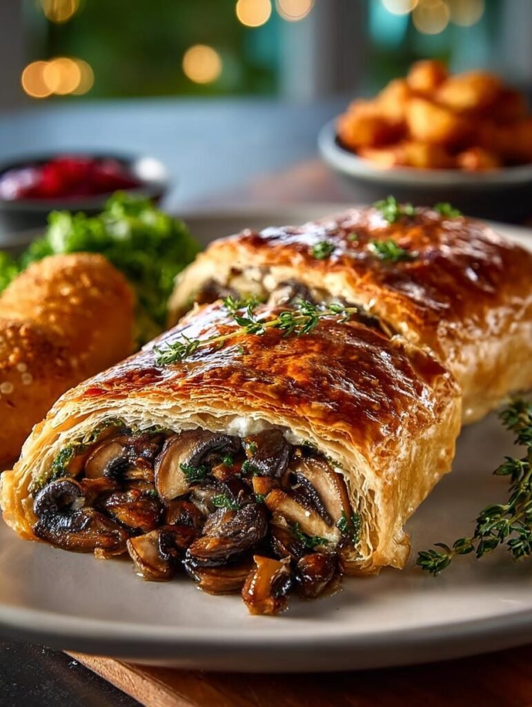 Mushroom Chestnut Wellington with