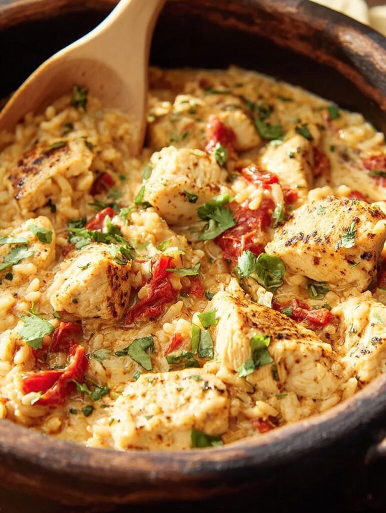 One Pot Queso Chicken