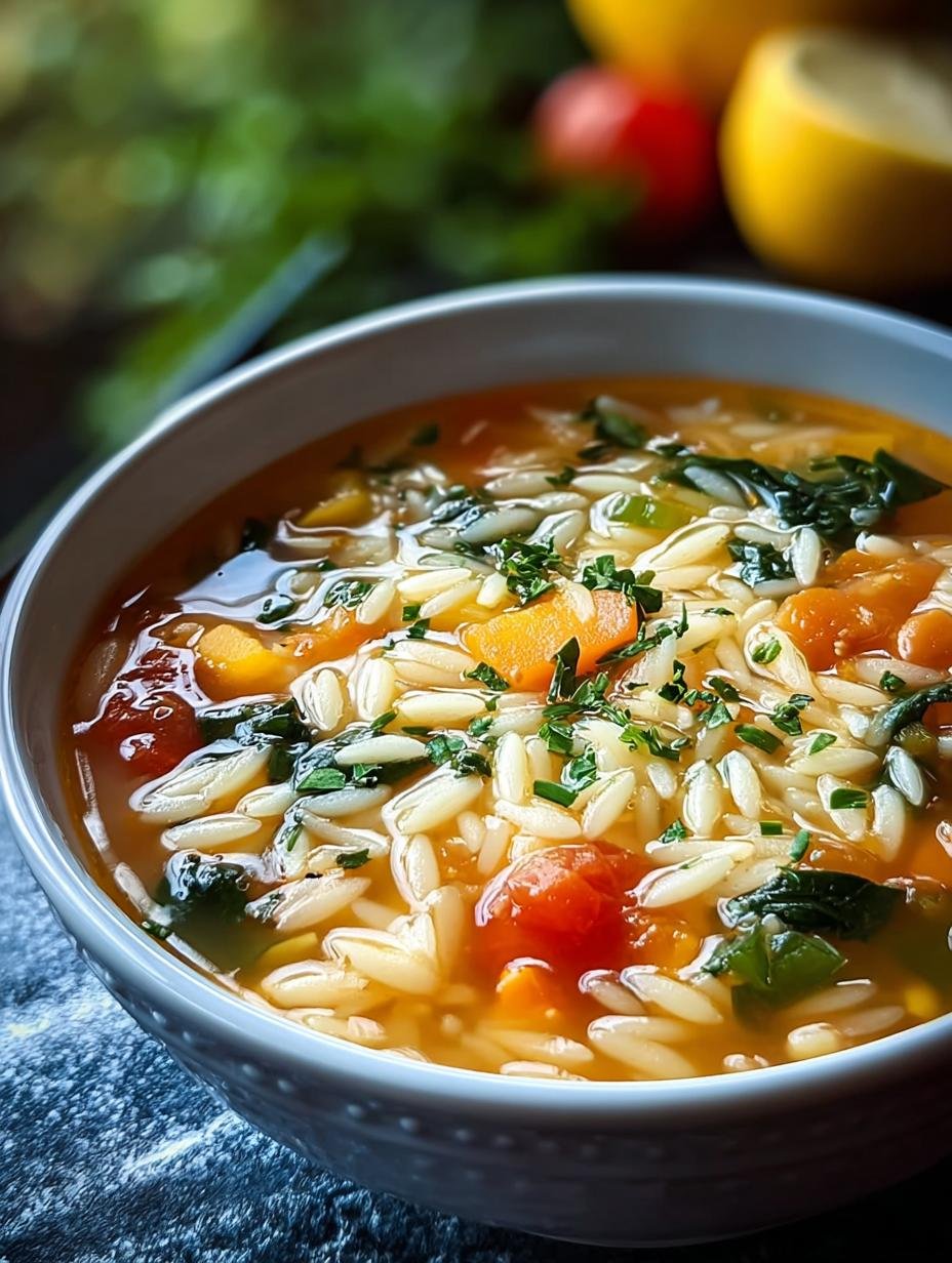 Heartwarming Orzo Vegetable Soup for Cozy Nights 3 Heartwarming Orzo Vegetable Soup for Cozy Nights - Orzo Vegetable Soup - additional detail