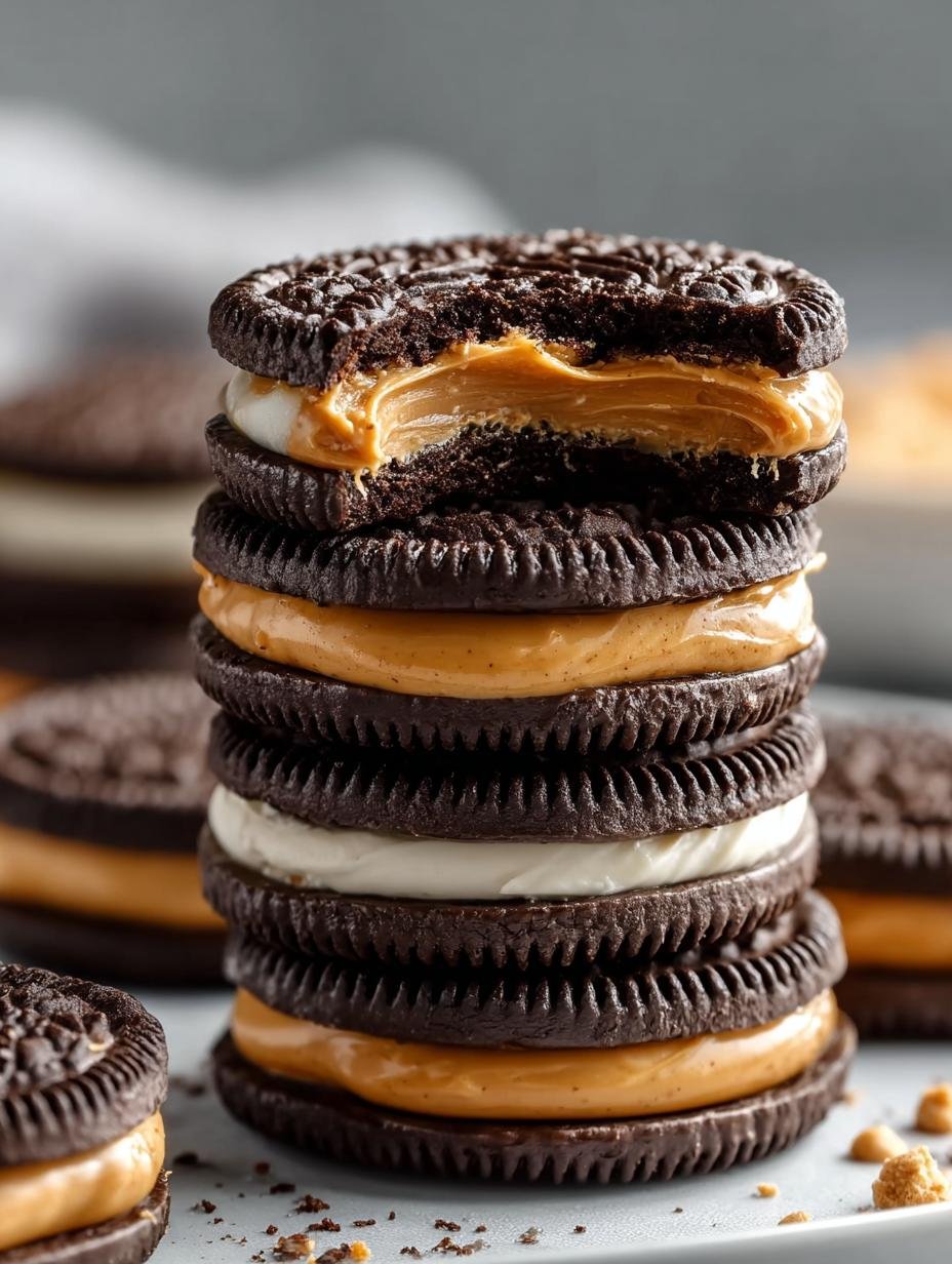 Decadent Peanut Butter Oreos That Will Change Your Snack Time - Peanut Butter Oreos - main visual representation