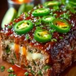 Smoky Jalapeno Popper Meatloaf