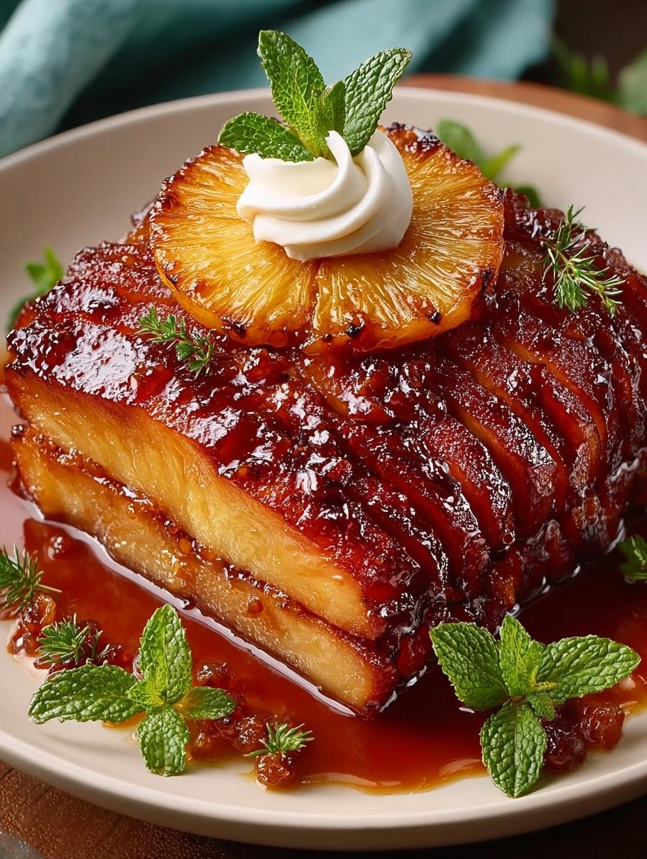 Sticky Pineapple Brown Sugar