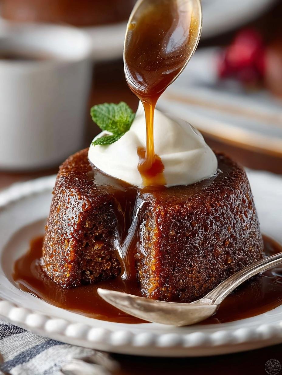 Sticky Toffee Pudding with Rich Toffee Sauce Recipe 3 Sticky Toffee Pudding with Rich Toffee Sauce Recipe - Sticky Toffee Pudding with - additional detail