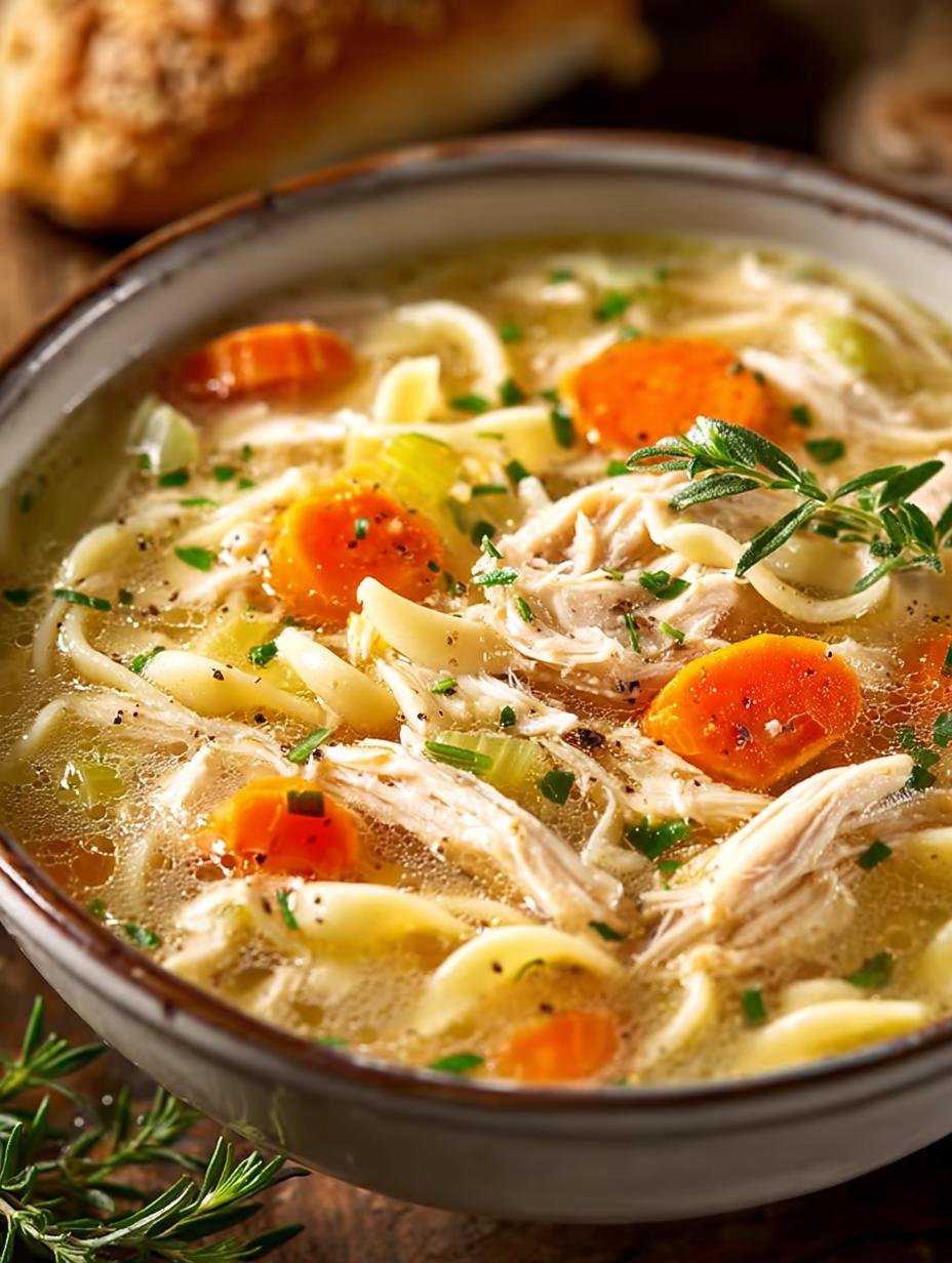 Comforting Turkey Noodle Soup for Winter Nights - Turkey Noodle Soup - main visual representation