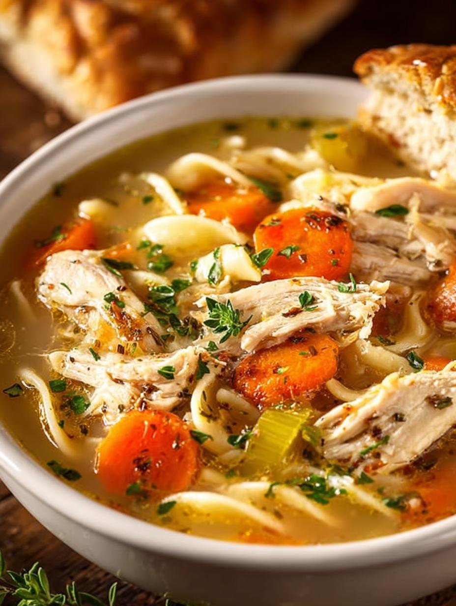 Comforting Turkey Noodle Soup for Winter Nights - Turkey Noodle Soup - additional detail