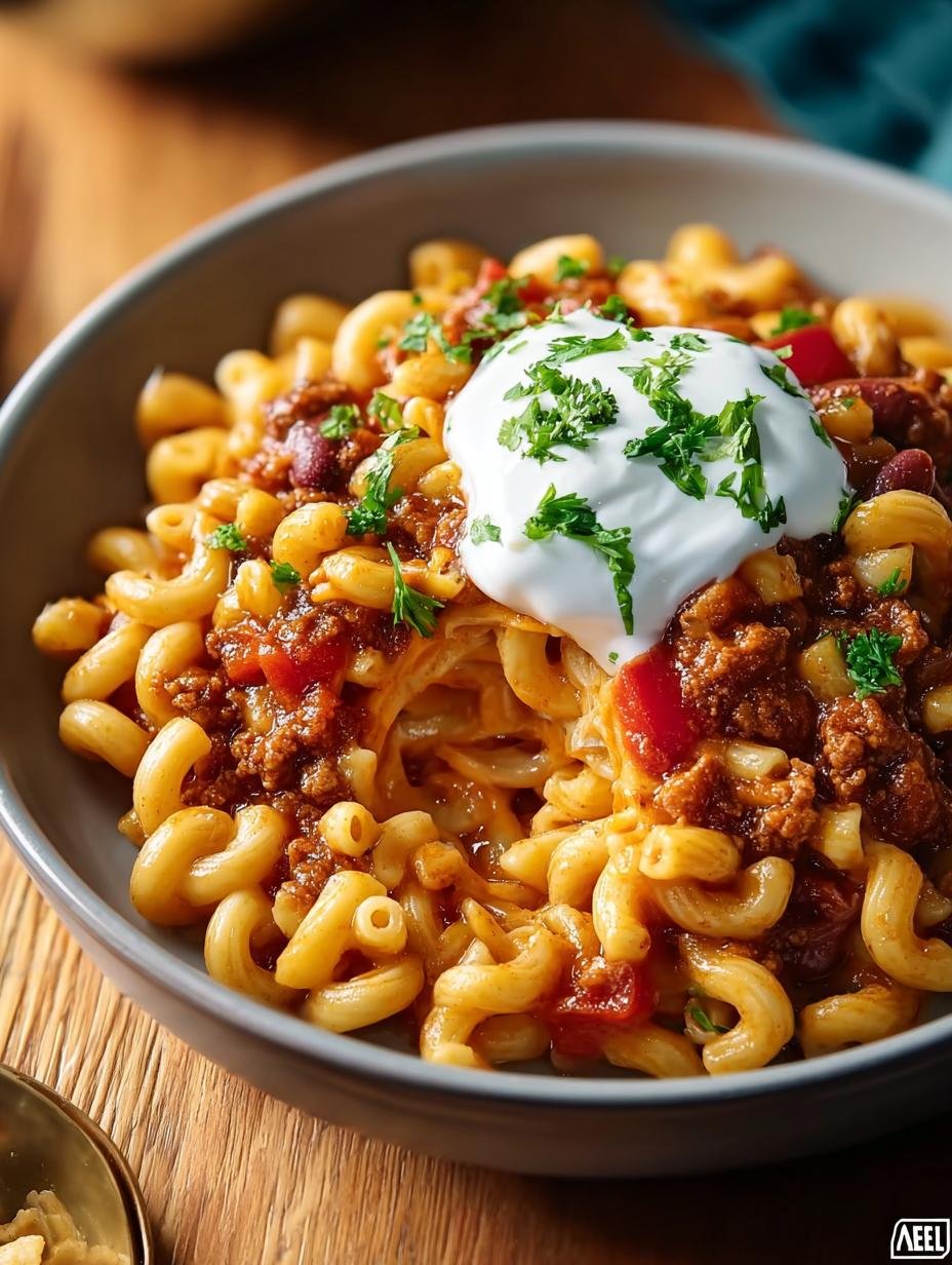 Vegetarian Chili Mac