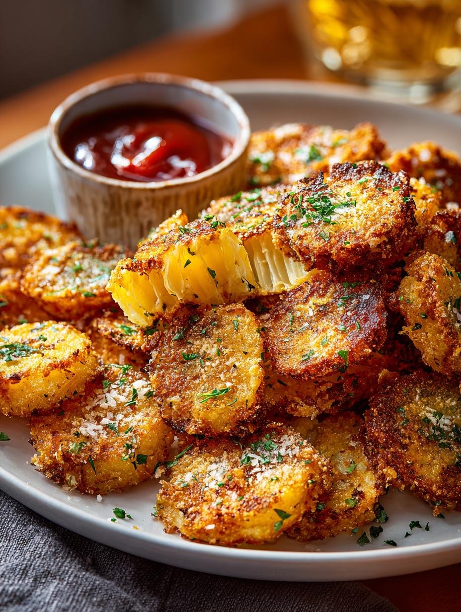 Viral Crispy Garlic Parmesan Crusted Potatoes You Must Try - Viral Crispy Garlic Parmesan - additional detail