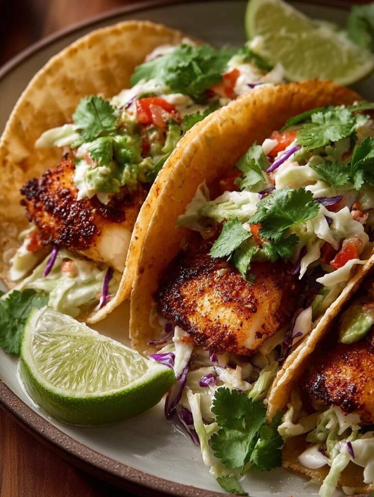 Air Fryer Fish Tacos