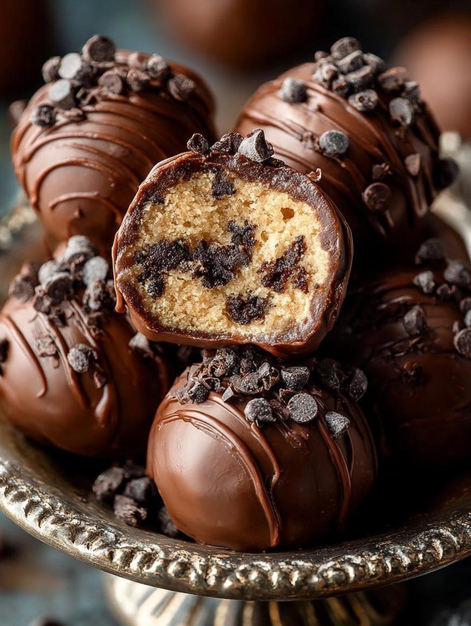 Bake Cookie Dough Truffles: 22 Irresistible Bites 3 Bake Cookie Dough Truffles: 22 Irresistible Bites - Bake Cookie Dough Truffles - additional detail