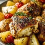 Greek Lemon Chicken Potatoes