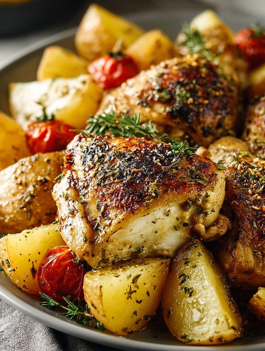 Greek Lemon Chicken Potatoes