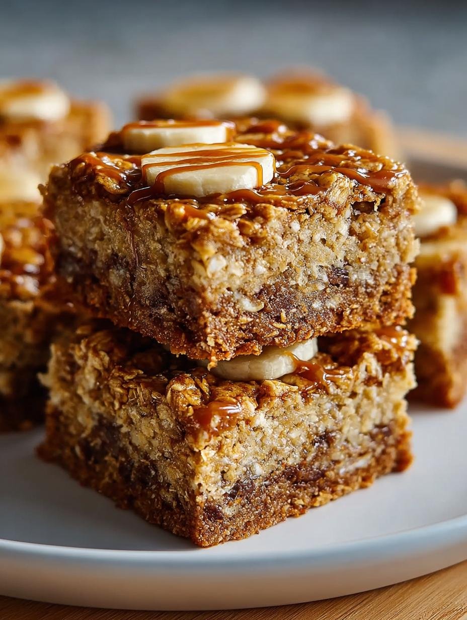 Irresistible Banana Oatmeal Bars: 16 Healthy Treats - Irresistible Banana Oatmeal Bars - additional detail