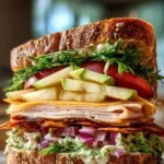 Turkey Apple Cheddar Sandwich