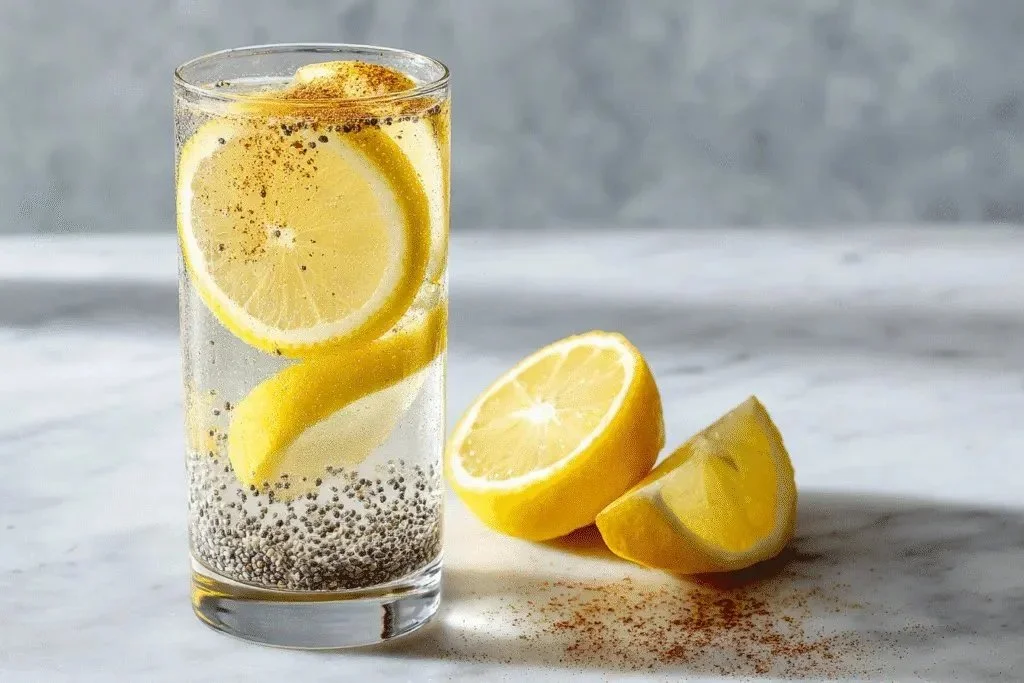 Zepbound drink recipe for weight loss with fresh ingredients and vibrant colors.