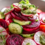 Beet Cucumber Radish Salad
