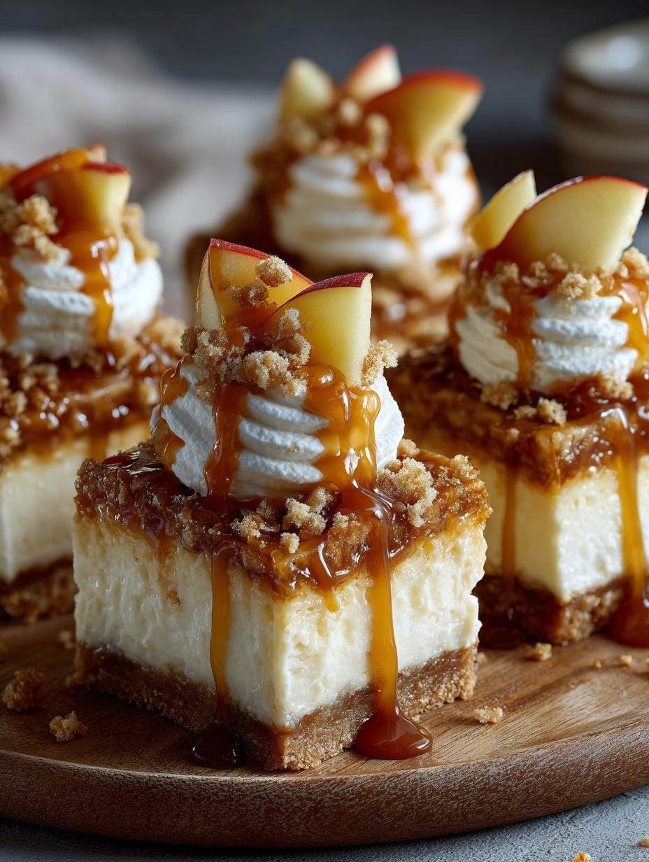 Caramel Apple Cheesecake Bars: 16 Deliciously Creamy Treats - Caramel Apple Cheesecake Bars - main visual representation