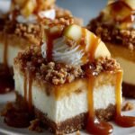 Caramel Apple Cheesecake Bars