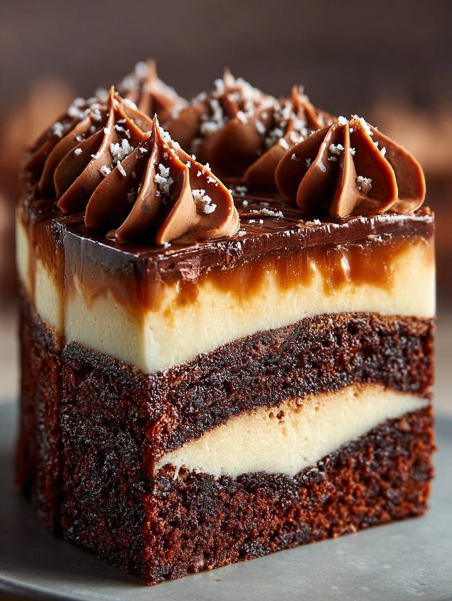 Indulgent Caramel Swirl Brownies with Rich Chocolate - Caramel Swirl Brownies - additional detail