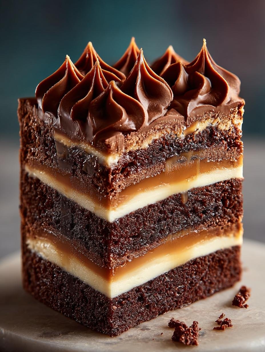 Caramel Swirl Brownies