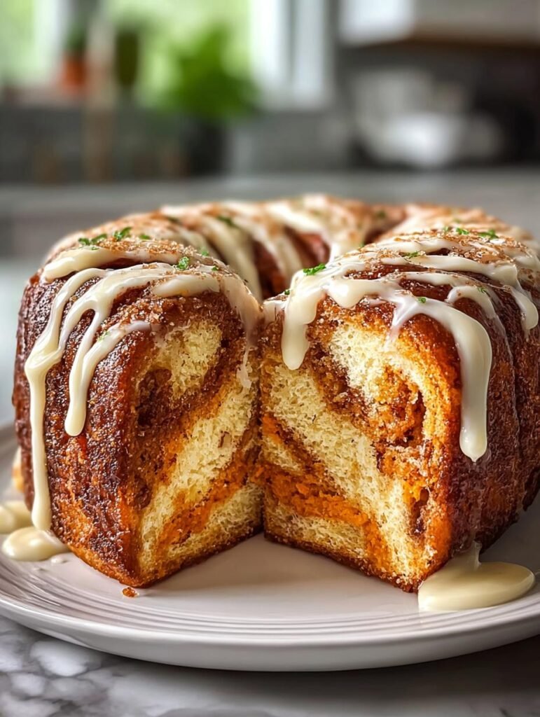 Carrot Cake Babka with