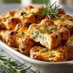 Cheesy Herb Baked Dog